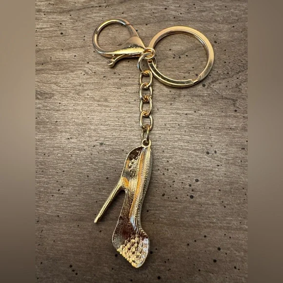 Pink High Heel Keychain/Bag Charm - Picture 2 of 2